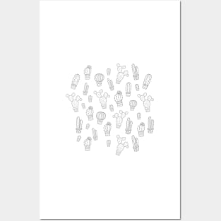 Cactus - Cute Cacti Flowers Posters and Art